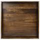 24x 24 Square Solid Black Walnut Wood Serving Tray Ottoman Tray Extra Large in