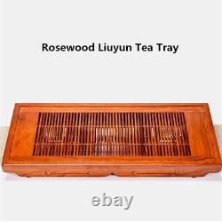 25 Luxury Solid Wood Kung Fu Gongfu Tea Tray Serving Table Water Storage Drain
