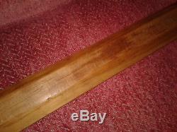 42 1/2 Vintage Wood French Baguette Bread Dough Rising Proofing Tray Serving