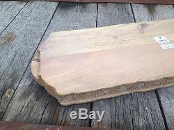 Anthropologie Arboleca Cheese Board Serving Tray Hand Carved Mango Wood
