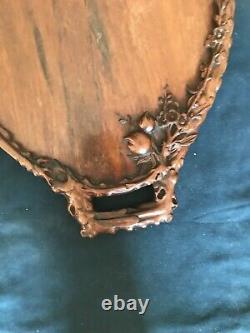 Antique Chinese wooden serving tray