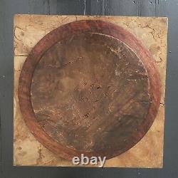 Antique Wood Hand Carved Platter