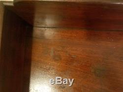Antique Wood Table Coffee Tea Serving Tray Butlers Stand Vintage