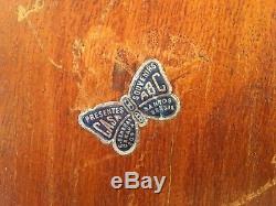 Art Deco Butterfly Wing Design Inlaid Wood Souvenir Serving Tray Brazil