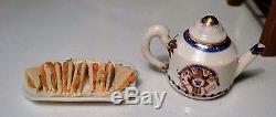 Artisan Keith Bougourd's Butler Serving Tray with Teapot by EA & Sandwich Platte