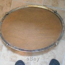 Asprey, silver plate/wood serving tray, 2 1/4 kilos, 24 x 17 3/4
