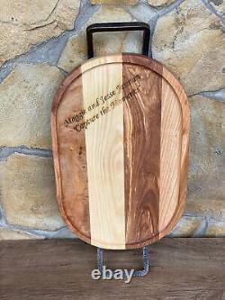 BBQ Tray Decor Serving Board Wooden Gift Anniversary Personalized