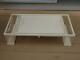 Bed Lap Breakfast Serving Tray Adjustable Book Stand Removable Tray White