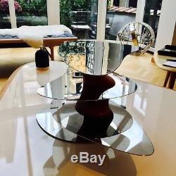 Bnib Alessi Floating Earth Steel And Wood Centerpiece / Serving Tray Rrp £420