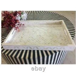 Bone Inlay Decorative Tray Beautiful Serving Tray a Perfect Gift for loved ones