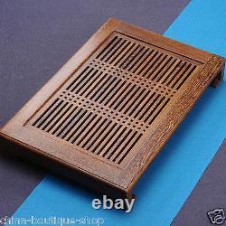 Boutique tea tray Wenge wood tea table Chicken-wing wood tea boat for tea house