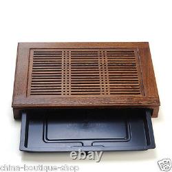 Boutique tea tray Wenge wood tea table Chicken-wing wood tea boat for tea house