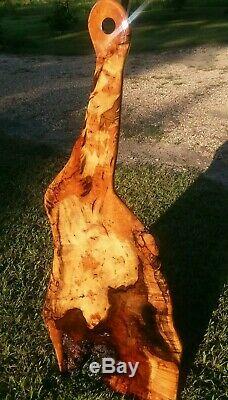 Burl Magnolia Wood Charcuterie Serving Tray Board Wall Art BOTH SIDES FINISHED