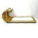 Cheese Charcuterie Board Bread Tray 19 Wood Sleigh Marble Center Hanging Rope