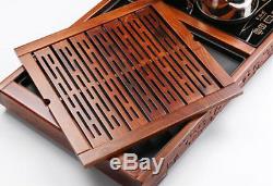 China tea tray rosewood large serving tray induction cooker 220V electrical pot