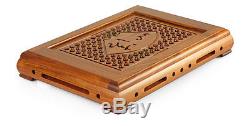Chinese Tang Classic Pure In Heart Rosewood Gongfu Tea Tray Serving Table