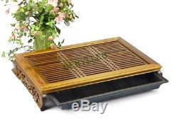 Chinese Tang Grape Green Sandalwood Gongfu Tea Tray Serving Table 4733.58cm