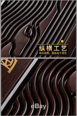 Chinese wood tea tray ebony solid wood tea board tea sea drainage tea table 2018