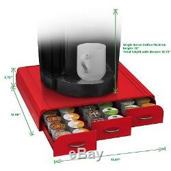 Coffee Pod Holder Storage Drawer Single Serve Holds 36 Keurig Pods Organize Gift