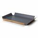 Continenta Non Slip Tray Serving Tray Wood Paper Fibre Grey 54.5 x 40 cm
