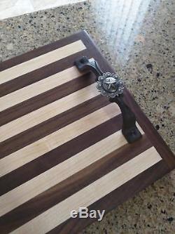 Custom Walnut Maple Wood Charcuterie Serving Tray Cutting or Serving Board New