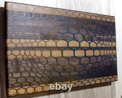 Cutting Board, Serving Tray, Honeycomb 3d Effect