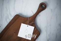 Cutting Board Wood Serving Cheese Chopping Tray w Handle Kitchen Bar Accessory