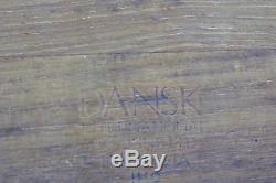 DANSK TRAY SET OF 2 WOOD TEAK SURFBOARD NO 803 IHQ DENMARK 26.5in LONG SERVING