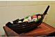 Dhow Wooden Boat Sushi Serving Tray Nautical Ship Sculpture Large Display Bowl