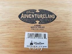 Disney Adventureland 4 Piece Bowl & Wood Tray Serving Enchanted Tiki Room Birds