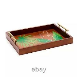 Disney Parks Mickey Mouse Tropical Hideaway Wooden Serving Tray Hideaway Collect