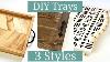 Diy Wooden Tray Ideas 3 Popular Style Wooden Trays To Make