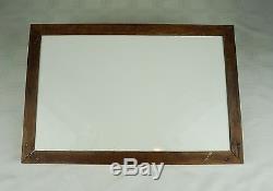 EUC Antique pre-1900 German Ceramic Tile Serving Tray with Wood Frame Beautiful