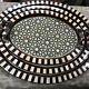 Egyptian Handmade wood Tray inlaid Mother of Pearl (Set of 3)