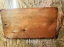 Engraved Carved Wood Tray Artist Art Vintage Serving Farmhouse Wall Decor Ornate