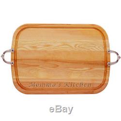 Everyday Momma's Kitchen Serving Tray with Nouveau Pewter Handles