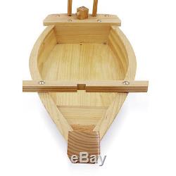 Extra Large Wooden Sushi Boat Serving Tray 90CM Handcraft Restaurant Use 35.5