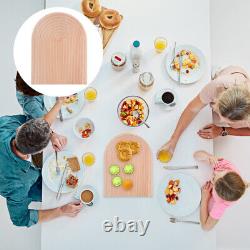 Food-grade Multi-functional Delicate Wood Plate for Daily Use Party Supply