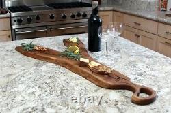 Fractal LiveEdge Cutting Board #222 Charcuterie/Wine&Cheese Board Custom