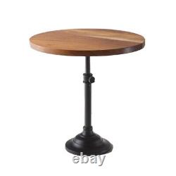 Frontgate Abbey Adjustable Industrial Wood-Top Server Brand new 10 inch