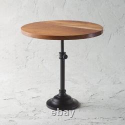 Frontgate Abbey Adjustable Industrial Wood-Top Server Brand new 10 inch
