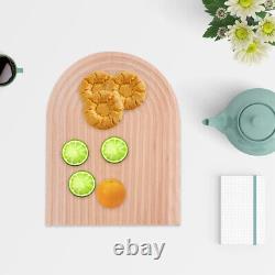 Fruit wood tray Lasting Portable Reusable Multi-functional Desktop Wood Plate