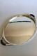 Georg Jensen Sterling Silver Oval Serving Tray No 251C with Wooden Handles