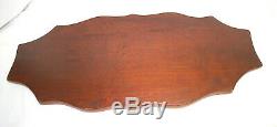 Hand-Carved Large Oval Wood Platter / Serving Tray 27 Long x 12 Wide M4608