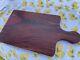 Handcrafted Serving Tray Cutting Board Reclaimed Wood Red Wood Epoxy 9x17