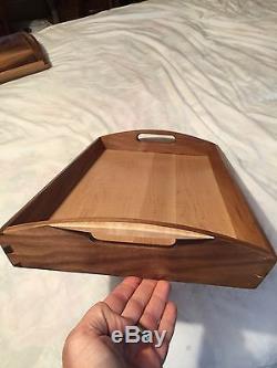 Handmade 22 X 13 X 3 Luxury Wooden Serving Tray with Handles