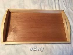 Handmade 23 X 13 X 3 Luxury Wooden Serving Tray with Handles