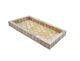 Handmade Bone Inlay Tray Kitchen Serving tray Home decor Honeycomb Art