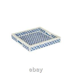 Handmade Bone Inlay Tray Small Square Tray Serving Tray All Occasion Gifts