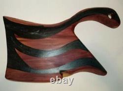 Handmade Cedar With Black/Teal Resin Charcuterie Board